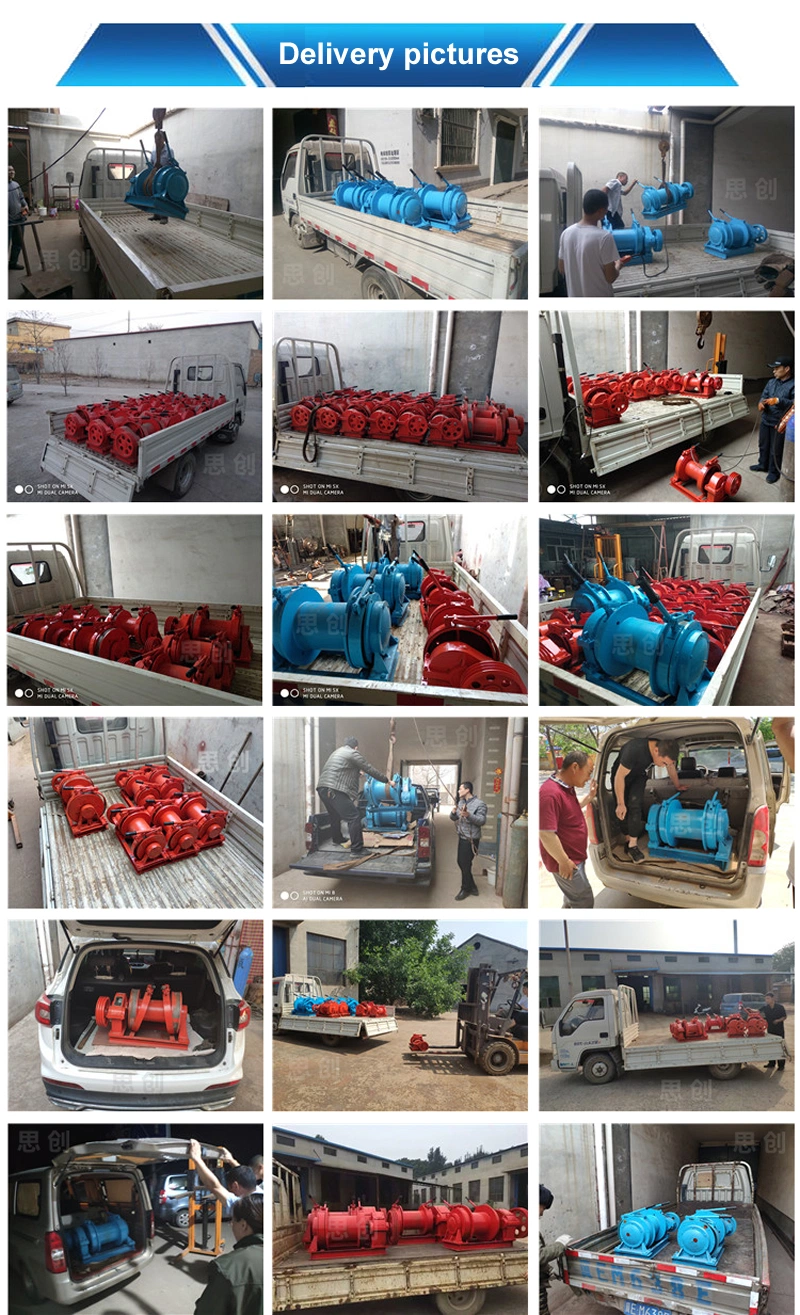 Manual 1ton to 12tons Diesel/Electric Engine Power Winch Hoist Windlass Lifting Equipment