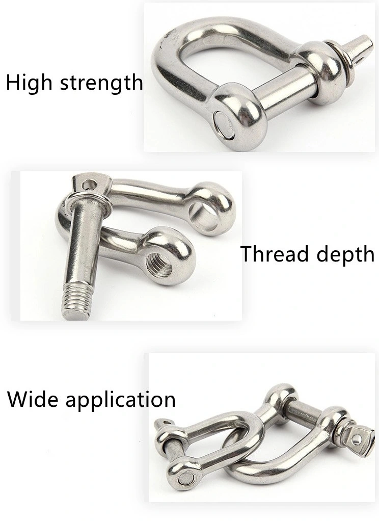 Shackle, Wire Rope Clip, Turnbuckle, 316/304 Stainless Steel Material Boat Accessories